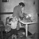 You can see the photographer’s arm reflected in the window. (Rescued Film Project/Paul)